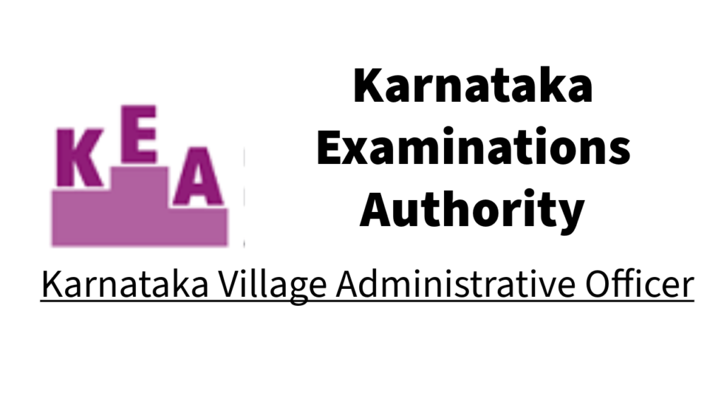 Karnataka Village Administrative Officer Exam Question Paper