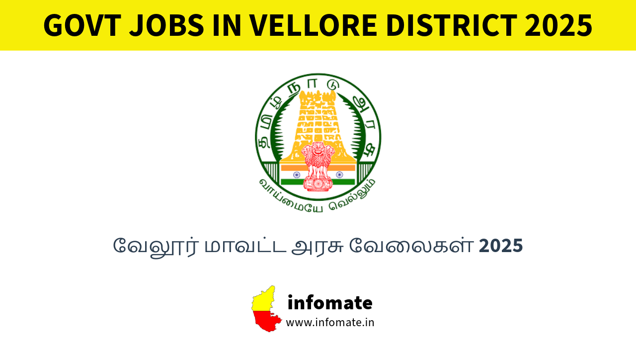 Govt Jobs in Vellore District 2025 · Apply for the Latest Vellore Jobs