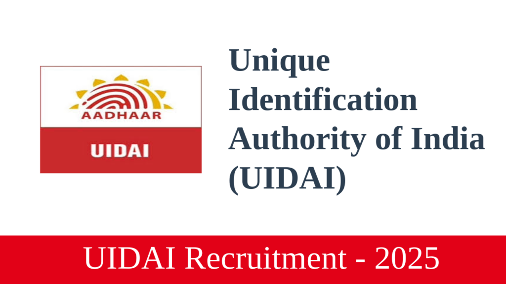 UIDAI Recruitment 2024: