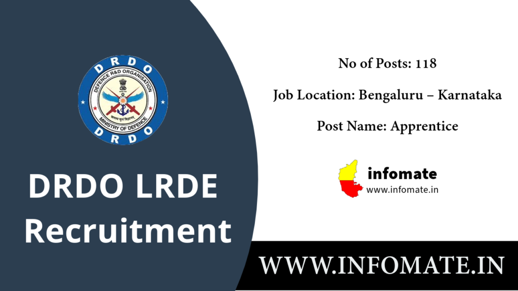 DRDO LRDE Recruitment 2025 – Apply Online for 118 Apprentice Posts @ drdo.gov.in