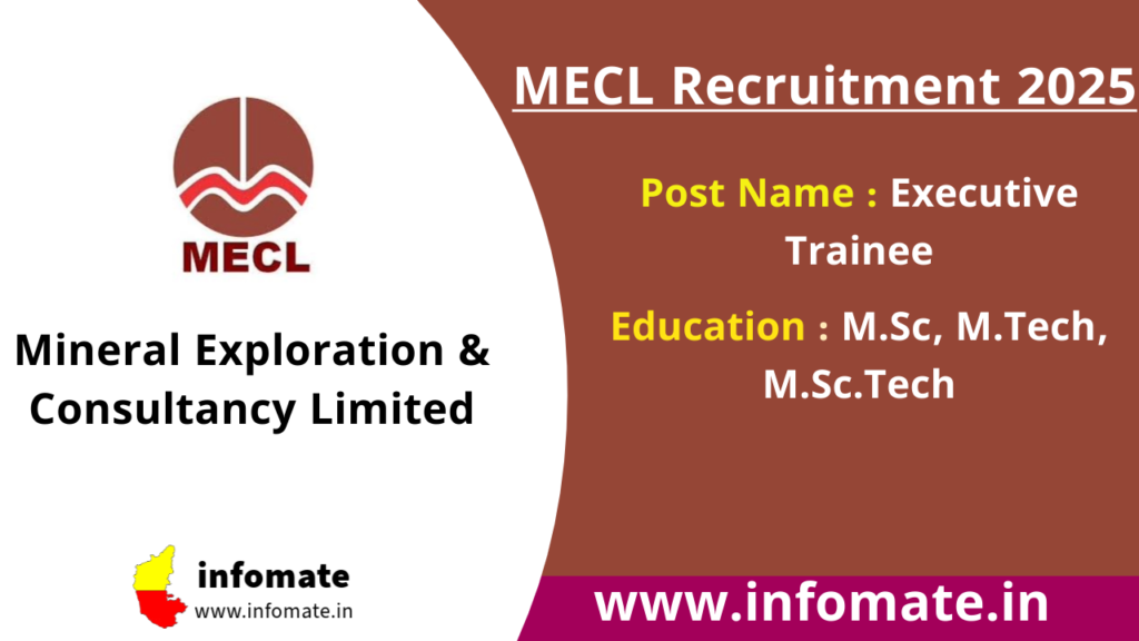 MECL Recruitment 2025 - Apply for 30 Executive Trainee vacancies.